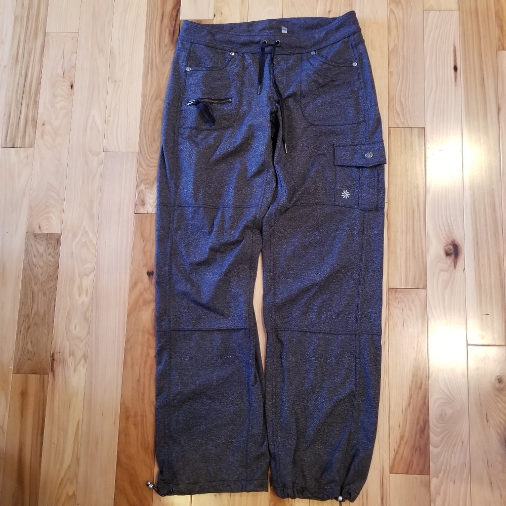 Athleta Joggers/Wide Leg Pant Grey Size Small